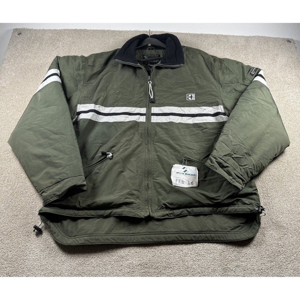Southpole Function‎ Men's XL Ski Jacket Green Y2K Vintage